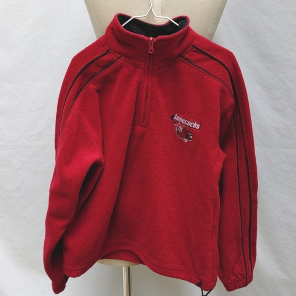 Go Gamecocks! Kid's fleece pullover w/Gamecock emblem, sz 10/12